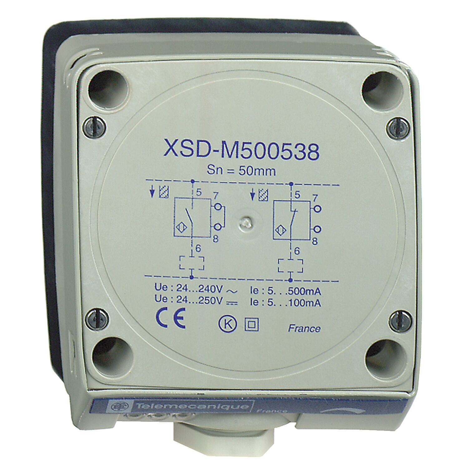 Telemecanique Sensors XSDA600519 Endüktif Sensör Xsd 80X80X40 - Plastik - Sn60Mm - 24..240Vac - Terminaller