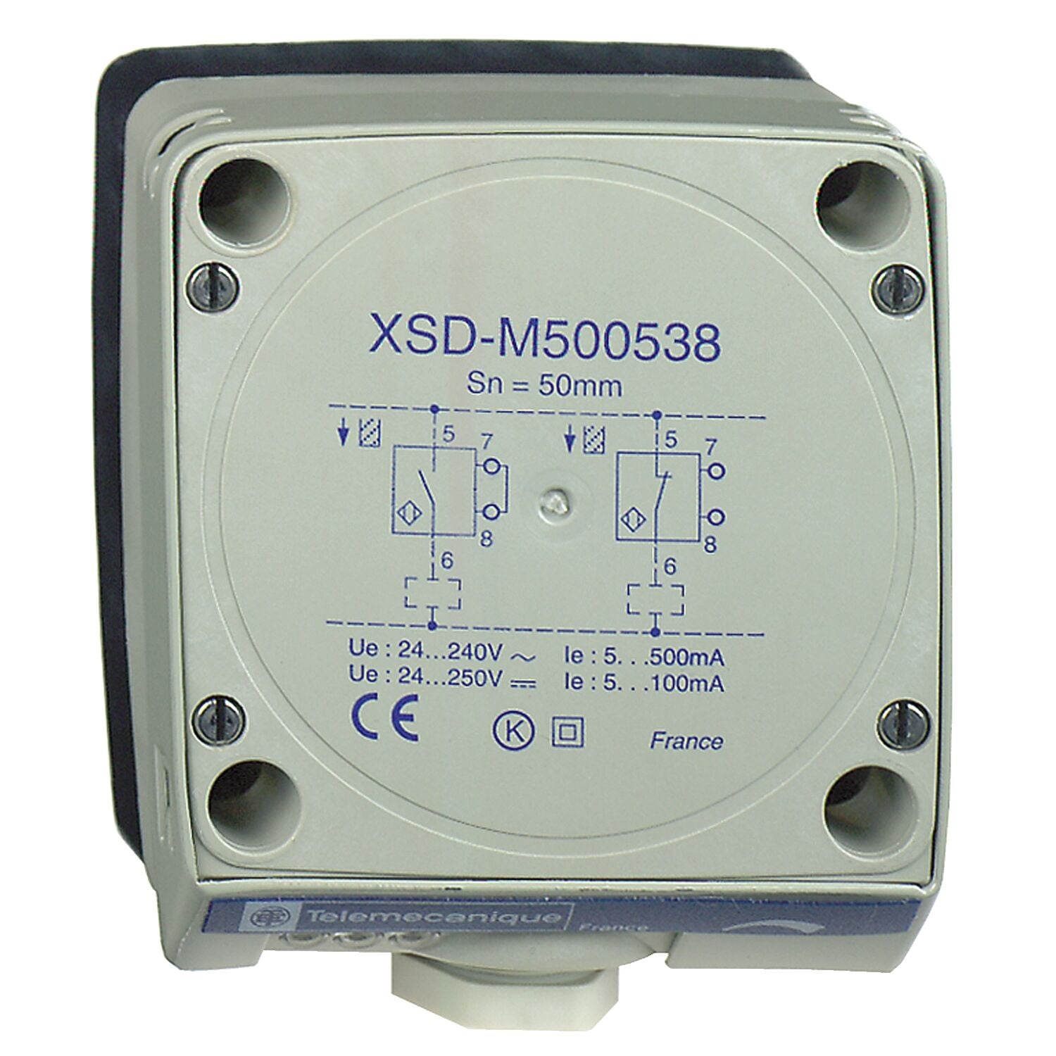 Telemecanique Sensors XSDA600519 Endüktif Sensör Xsd 80X80X40 - Plastik - Sn60Mm - 24..240Vac - Terminaller