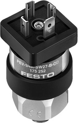 Festo 175252 Pev-1/4-A-Sw27-B-Od Pressure Switch