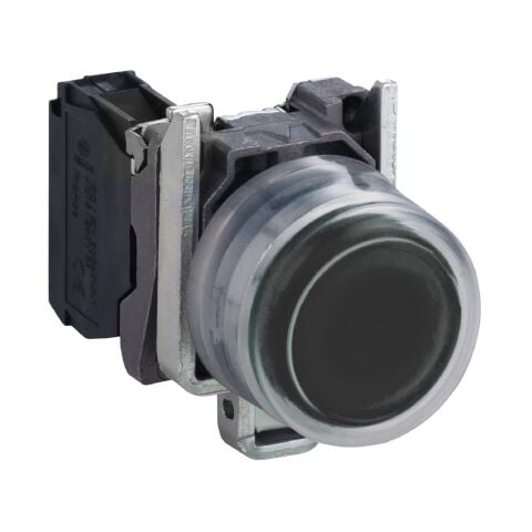 Schneider Electric XB4BP21 Siyah çıkık buton Ø22 yaylı dönüş 1NA işaretsiz