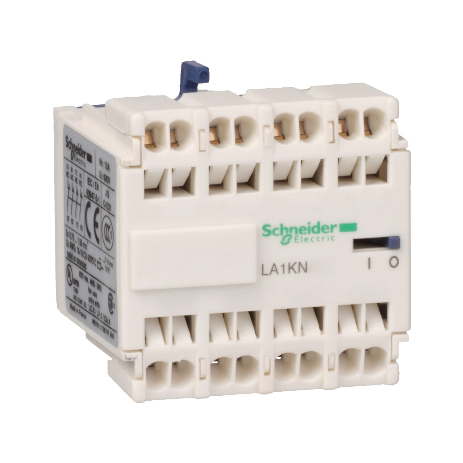 Schneider Electric LA1KN313 Tesys K - Yardımcı Kontak Bloğu - 3 Na + 1 Nk - Yaylı Terminaller