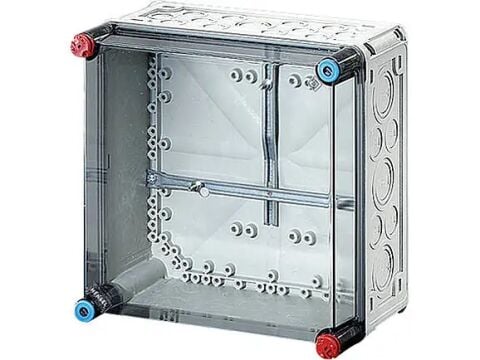 Hensel MI 2200 300x300x170    Mi-Modüler Mühürlü Sayaç Panosu; IP65, PC, Şeffaf Kapaklı