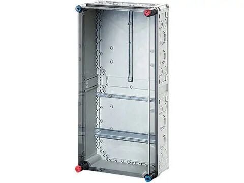 Hensel MI 2400 300x600x170    Mi-Modüler Mühürlü Sayaç Panosu; IP65, PC, Şeffaf Kapaklı