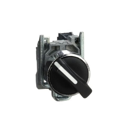 Schneider Electric XB4BD21 Siyah mandal buton Ø22 2 konumlu sabit 1NA