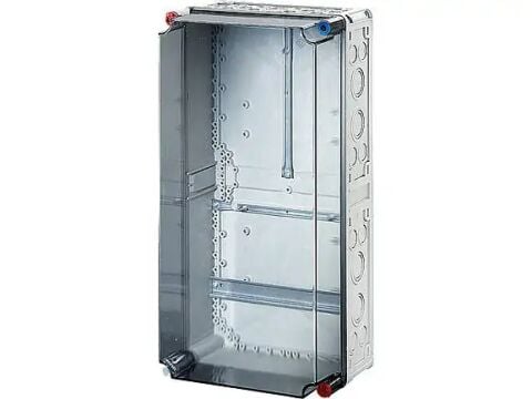 Hensel MI 2410 300x600x214    Mi-Modüler Mühürlü Sayaç Panosu; IP65, PC, Şeffaf Kapaklı