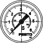 Festo 187078 MA-40-6-R1/4-EN Manometre