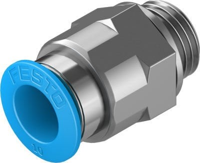 Festo 186101 QS-G1/4-10 Otomatik bağlantı rakoru