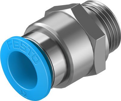 Festo 186103 QS-G3/8-12 Otomatik bağlantı rakoru