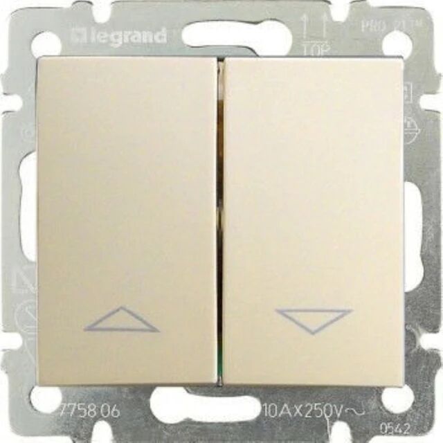 Legrand 774314 Jaluzi Kumanda Bej Liht Butonu