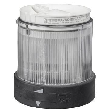 Schneider Electric XVBC2B7 Ø 70 Mm Işıklı Kolon - Sabit - Renksiz - 24 V