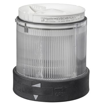 Schneider Electric XVBC2B7 Ø 70 Mm Işıklı Kolon - Sabit - Renksiz - 24 V
