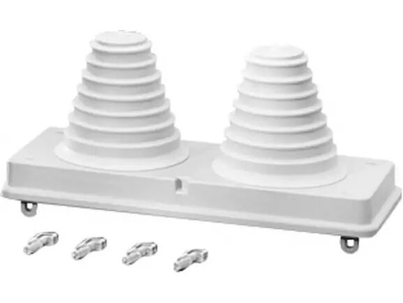 Hensel MI FP 72  Elastik Membranlı Kablo Flanşı; IP65, 2xØ 30-72 mm, 300mm