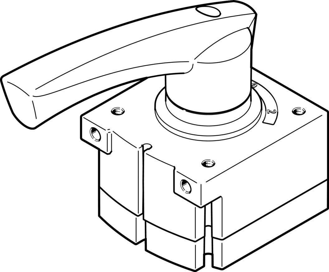 Festo 3515286 VHER-H-B43U-B-G14 Kol kumandalı valf