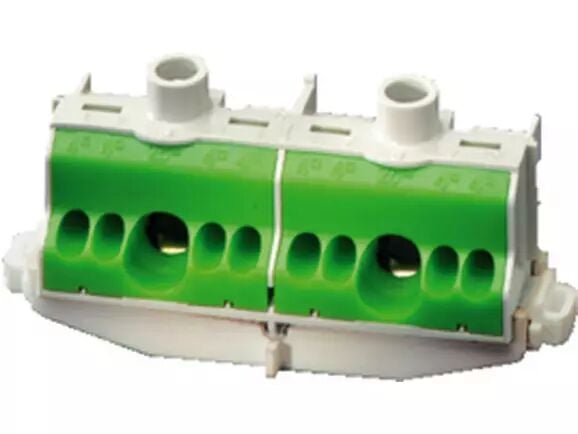 Hensel FC PE 10  2x 25mm² / 8x4mm² Cu için PE Klemens (DIN EN 60715)
