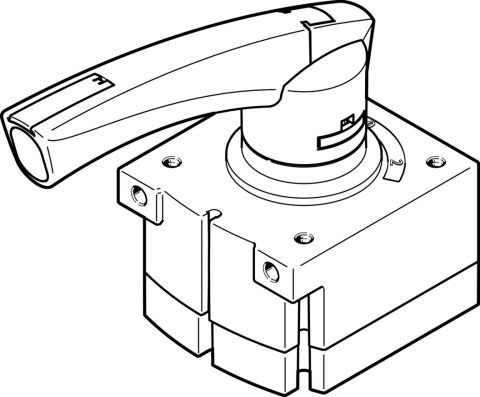 Festo 3192084 VHER-P-H-B43U-B-G12 Kol kumandalı valf