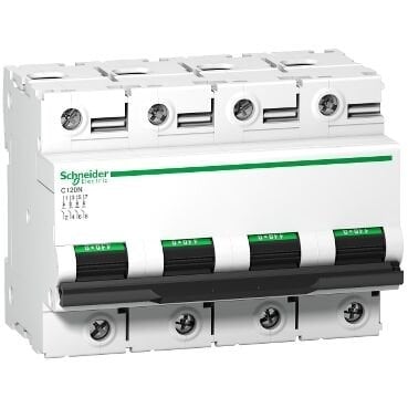 Schneider Electric A9N18393 C120N - Devre Kesici - 4P - 125A - D Eğrisi