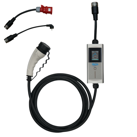 Hims HCTK-22-G 22Kw Tip 2 Soketli Quick Konnektörlü Kablolu Taşınabilir Elektrikli Araç Şarj İstasyonu