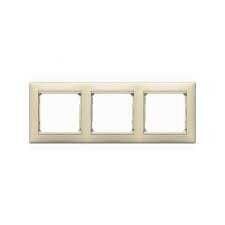 Legrand 774353 Üçlü Yatay Çerçeve Bej