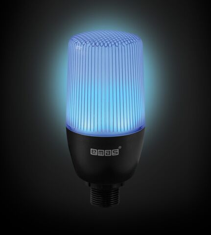 Emas IF5M024ZM05 IF Serisi Çok Renkli 24V AC/DC Buzzerlı Sabit Anahtar Kontrollü M22 Vidalı LED İkaz 55mm