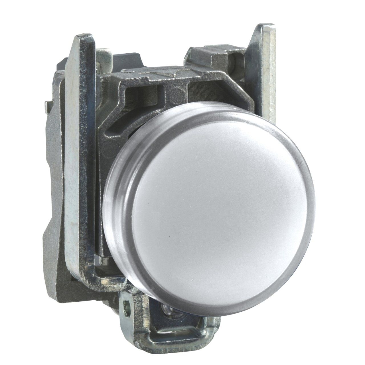 Schneider Electric XB4BVM1 230...240V entegre LED'li beyaz sinyal lambası Ø22 düz lens