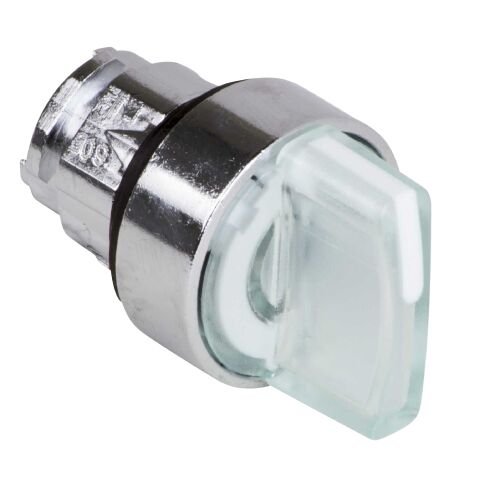 Schneider Electric ZB4BK1313 Beyaz Işıklı Mandal Buton Başlığı Ø22 3 Konumlu Sabit