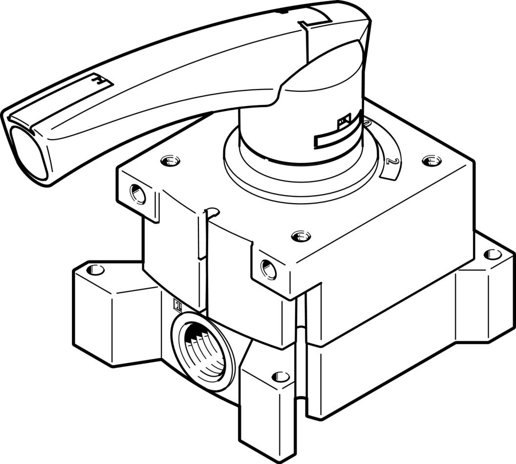 Festo 3515542 VHER-P-H-B43E-G14 Kol kumandalı valf