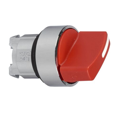 Schneider Electric ZB4BK1243 Kırmızı ışıklı mandal buton başlığı Ø22 2 konumlu sabit