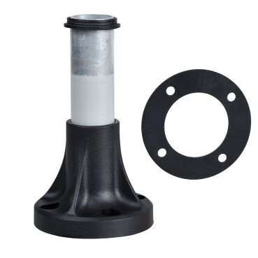 Schneider Electric XVBZ02A Harmony Xvb, Modüler Kule Lambaları İçin Sabitleme Tabanı, Plastik, Ø70, 80Mm Alüminyum Destek Borusu + Siyah Sabitleme Plakası