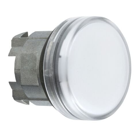 Schneider Electric ZB4BV01 Ba9S Ampul İçin Beyaz Pilot Işığı Başlığı Ø22 Düz Lens