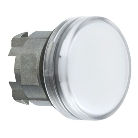 Schneider Electric ZB4BV01 Ba9S Ampul İçin Beyaz Pilot Işığı Başlığı Ø22 Düz Lens