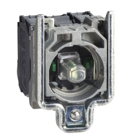 Schneider Electric ZB4BW0M63 Entegre LED'li 230...240V gövde/sabitleme bilezikli mavi ışık bloğu 2NA