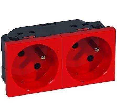 Legrand 278172L İkili Düz Yüzey Fransız Standartı Topraklı Priz