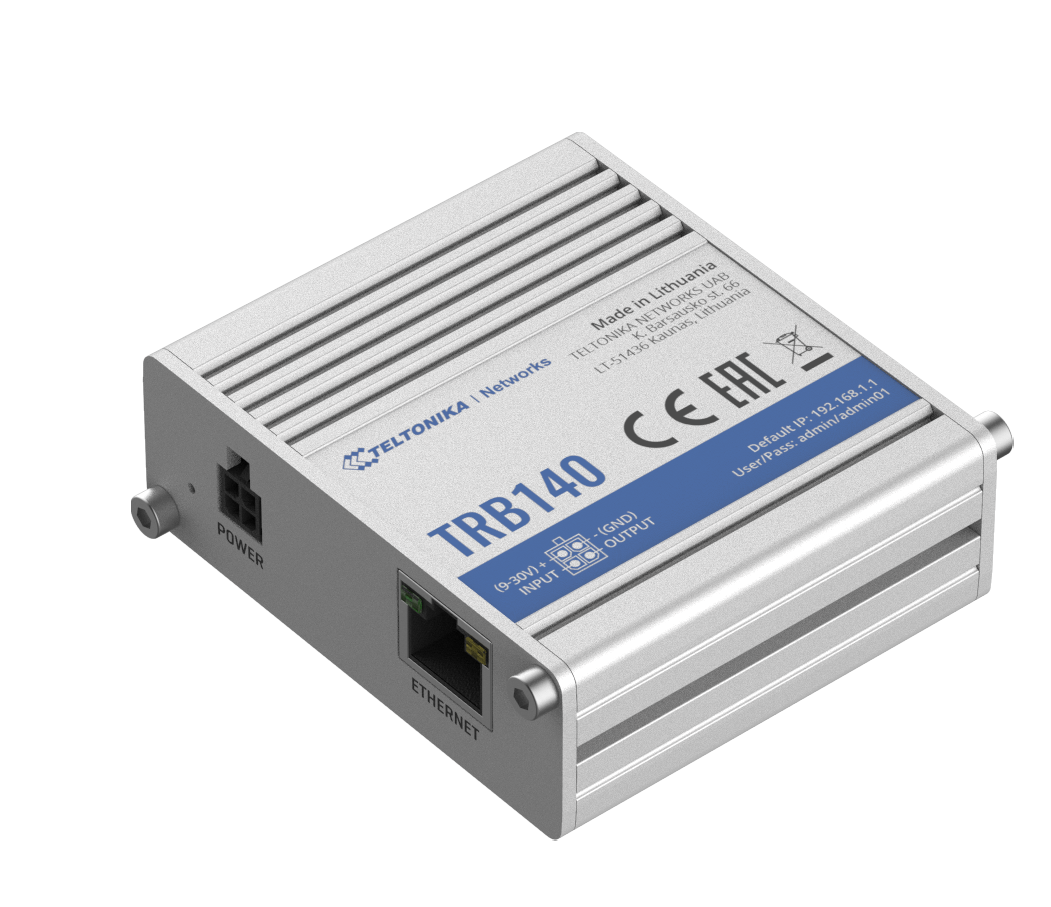 Teltonika TRB140 Endüstriyel LTE Ağ Geçidi DNP3 Ve Modbus Protokol