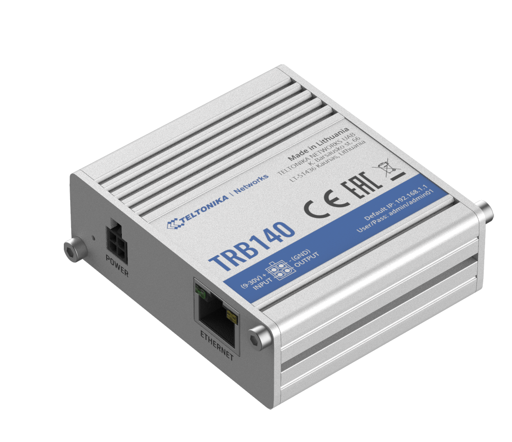 Teltonika TRB140 Endüstriyel LTE Ağ Geçidi DNP3 Ve Modbus Protokol