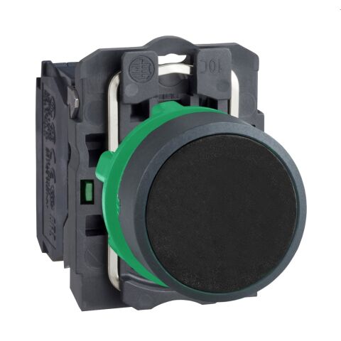 Schneider Electric XB5AA21 Siyah sıva altı buton Ø22 yaylı dönüş 1NA işaretsiz