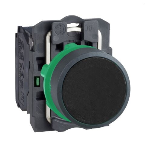 Schneider Electric XB5AA21 Siyah sıva altı buton Ø22 yaylı dönüş 1NA işaretsiz