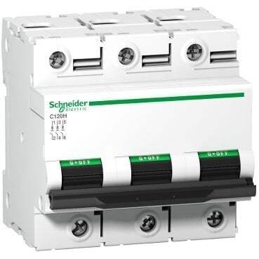 Schneider Electric A9N18511 C120H - Devre Kesici - 3P - 63A - D Eğrisi