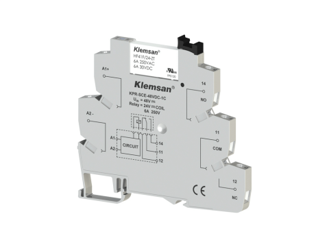 Klemsan 095041 REL 24V DC Slim Tip 6A/250VAC Röle