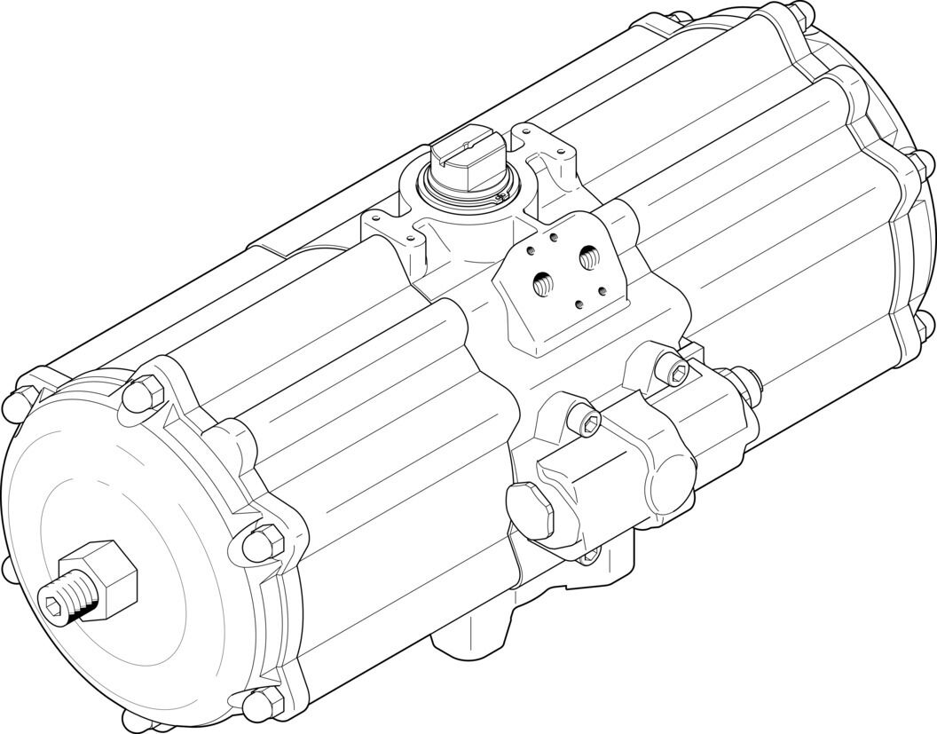 Festo 553189 DAPS-3840-090-R-F16-T6 Döner aktüatör