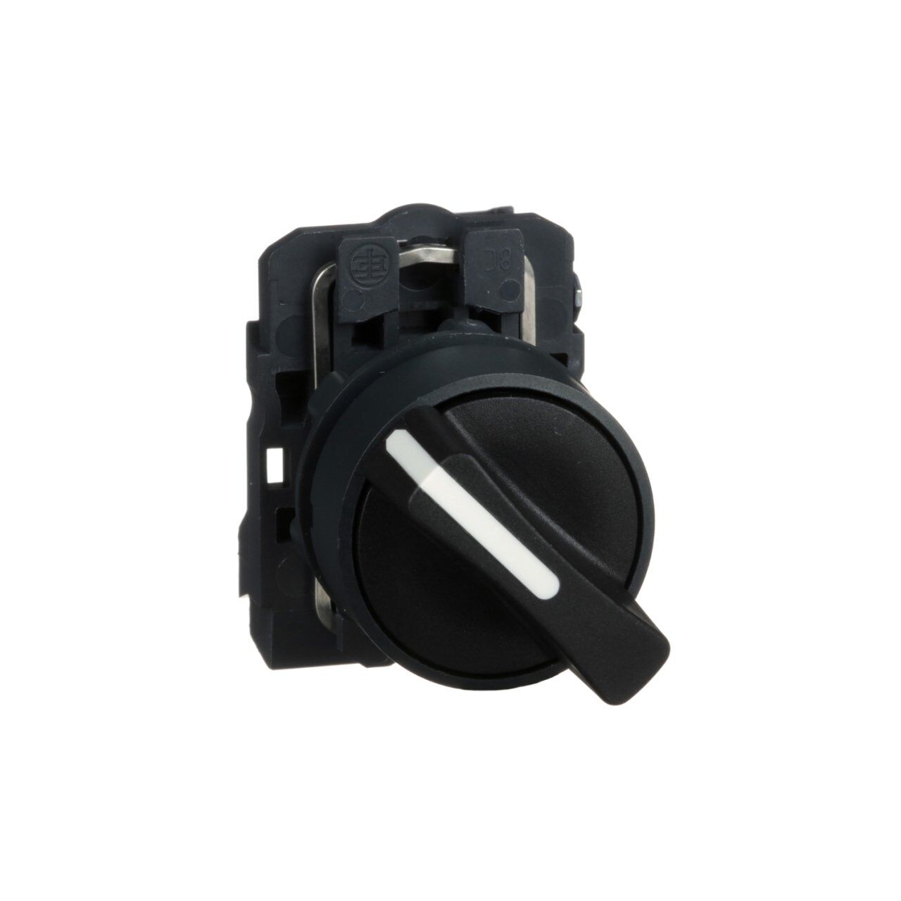 Schneider Electric XB5AD21 Siyah mandal buton Ø22 2 konumlu sabit 1NA