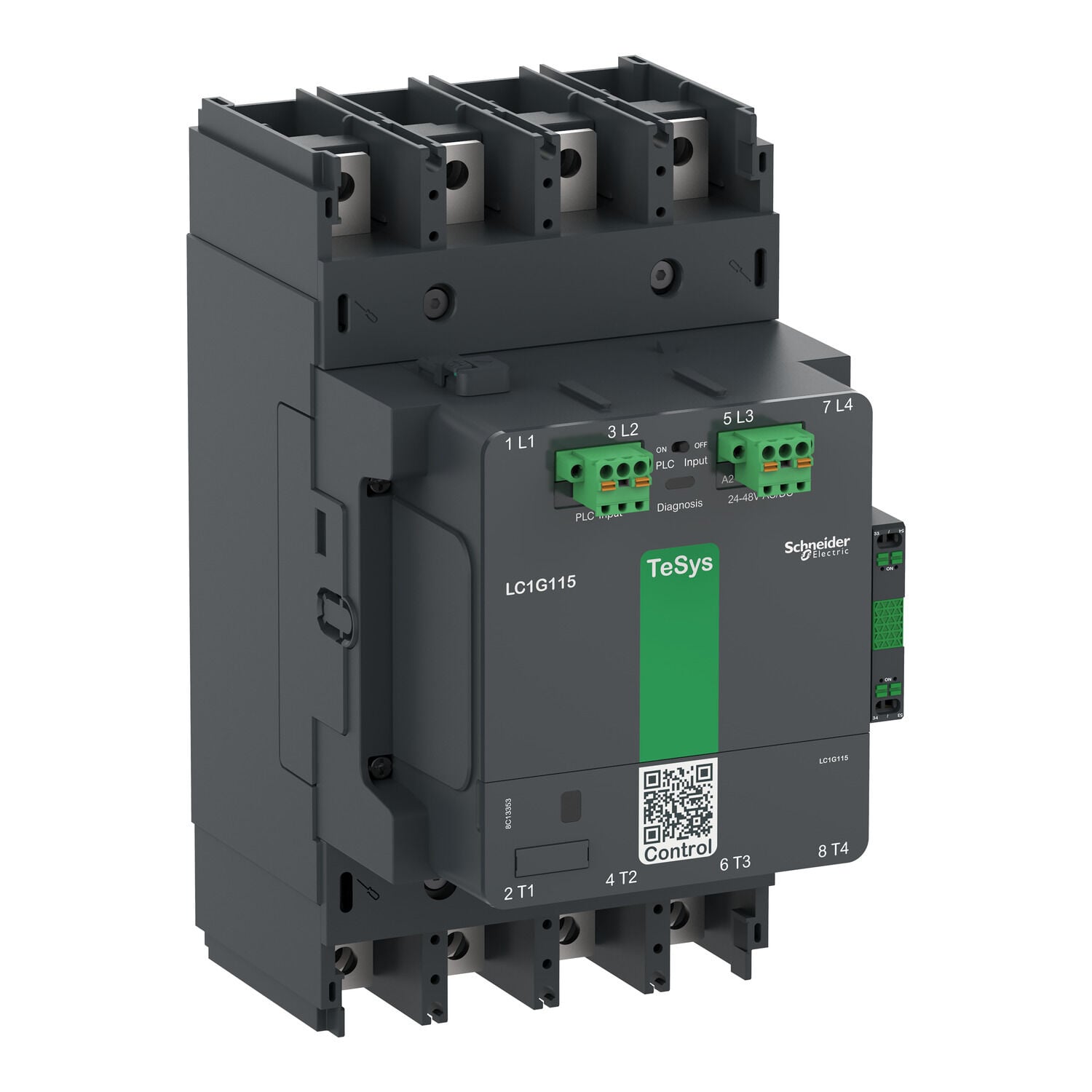 Schneider LC1G1854BEEA 185 4P Adv 24-48V ACDC TesysGiga Kontaktör