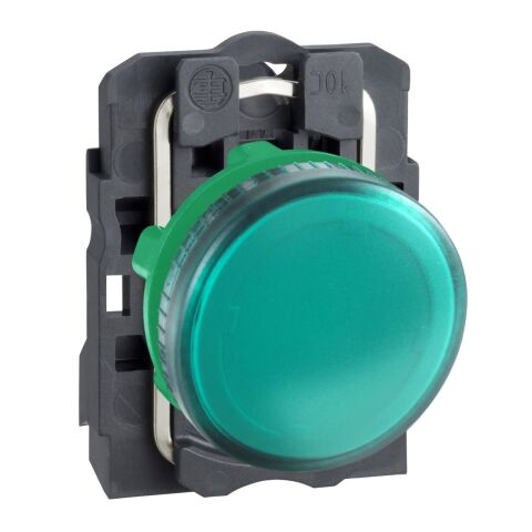 Schneider Electric XB5AV63 <=250V BA9s yeşil sinyal lambası Ø22