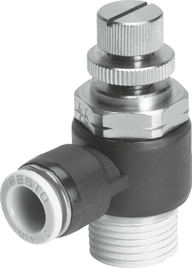Festo 534664 Grla-3/8-Qb-1/4-U One-Way Flow Control Valve