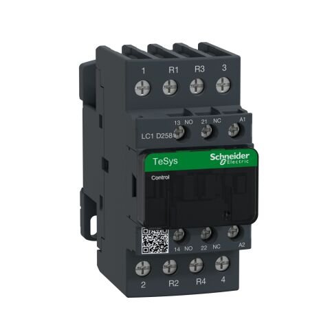 Schneider Electric LC1D258E7 Tesys D Kontaktör 4P 40A Ac1 48Vac 2Na2Nk