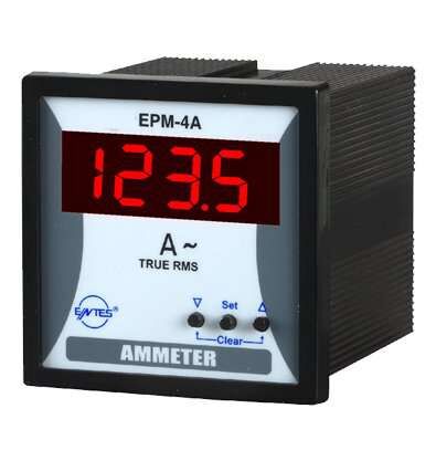 Entes EPM-4A-72 72X72 Direkt Ampermetre Dın 1 Faz Akım Demandlı 110-230Vac M0003