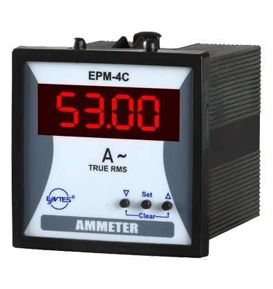 Entes EPM-4C-72 Ampermetre 72X72Mm (1-10000/5A Ve Ct-25 İle 1-210A Direkt) M0006