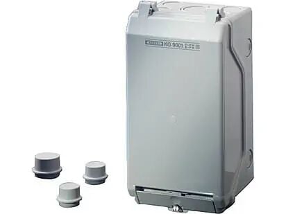 Hensel KG 9001 IN 136x253x115   Boş Kutu (IEC 62208); IP65, IK08, PC, H/S F, FR, UV, RAL 7035 (Gri), Opak Kapak