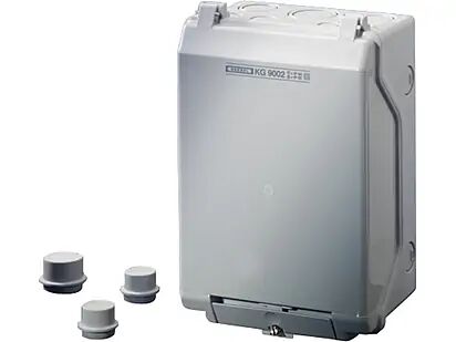 Hensel KG 9002 IN 168x253x115   Boş Kutu (IEC 62208); IP65, IK08, PC, H/S F, FR, UV, RAL 7035 (Gri), Opak Kapak