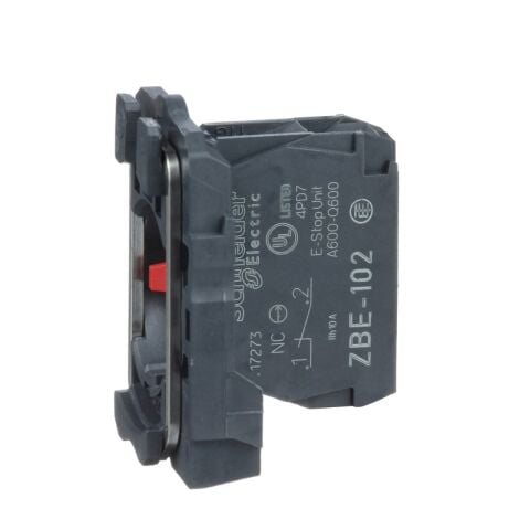 Schneider Electric ZB5AZ102 Gövde/sabitleme bilezikli tek kontak bloğu 1NK