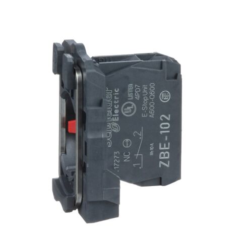 Schneider Electric ZB5AZ102 Gövde/sabitleme bilezikli tek kontak bloğu 1NK